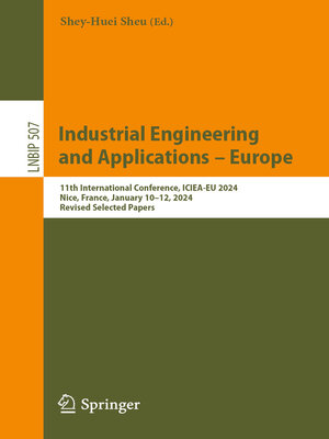 cover image of Industrial Engineering and Applications – Europe